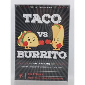 Taco Vs Burrito Card‎ Game New Sealed